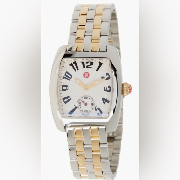 Michele Two Tone Urban Bracelet Watch, 29mm x 35mm - Picture 1 of 5